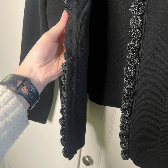 Vintage Talbots Pom Pom Cardigan - Picture 3 of 11